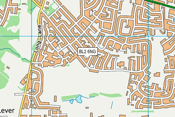 BL2 6NG map - OS VectorMap District (Ordnance Survey) BL2 6NG map - OS VectorMap District (Ordnance Survey)