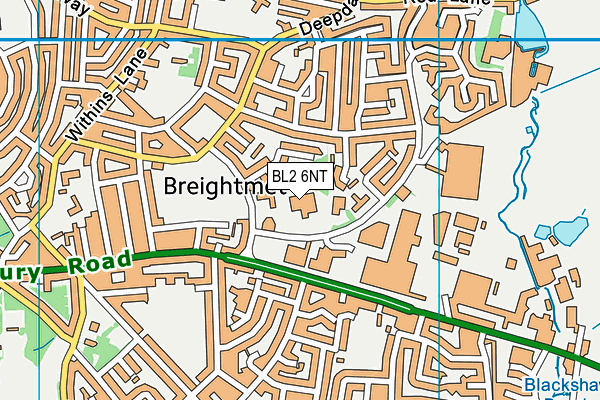 BL2 6NT map - OS VectorMap District (Ordnance Survey) BL2 6NT map - OS VectorMap District (Ordnance Survey)