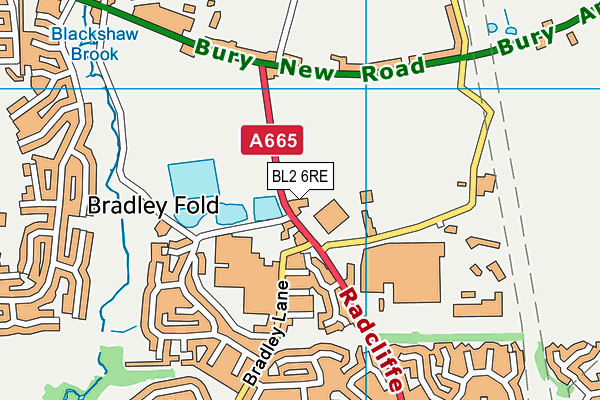 BL2 6RE map - OS VectorMap District (Ordnance Survey) BL2 6RE map - OS VectorMap District (Ordnance Survey)
