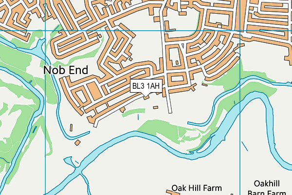 BL3 1AH map - OS VectorMap District (Ordnance Survey) BL3 1AH map - OS VectorMap District (Ordnance Survey)