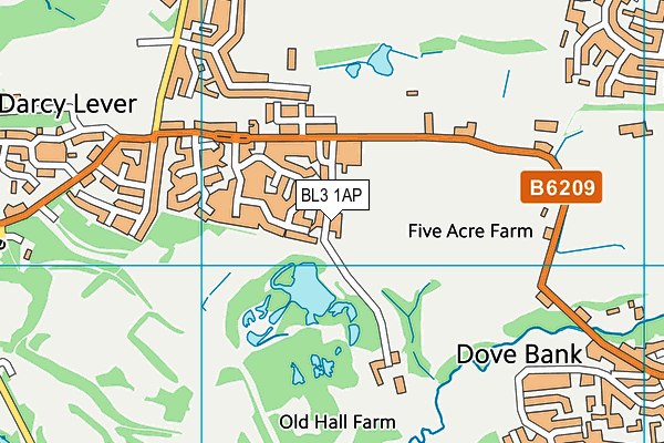 BL3 1AP map - OS VectorMap District (Ordnance Survey) BL3 1AP map - OS VectorMap District (Ordnance Survey)