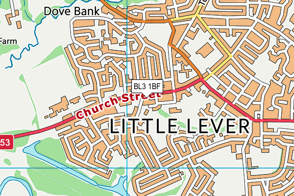BL3 1BF map - OS VectorMap District (Ordnance Survey) BL3 1BF map - OS VectorMap District (Ordnance Survey)