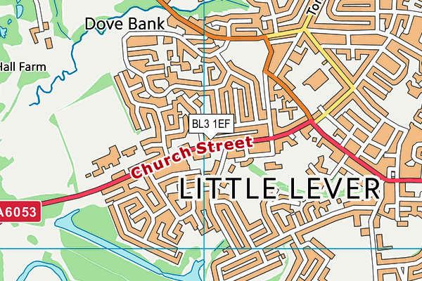 BL3 1EF map - OS VectorMap District (Ordnance Survey) BL3 1EF map - OS VectorMap District (Ordnance Survey)
