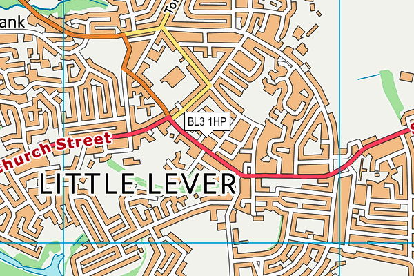 BL3 1HP map - OS VectorMap District (Ordnance Survey) BL3 1HP map - OS VectorMap District (Ordnance Survey)