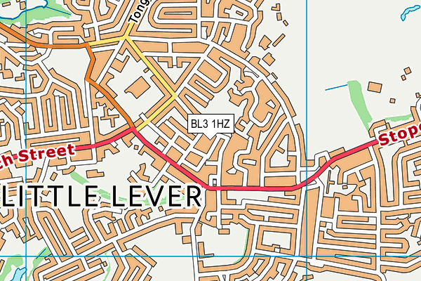 BL3 1HZ map - OS VectorMap District (Ordnance Survey) BL3 1HZ map - OS VectorMap District (Ordnance Survey)