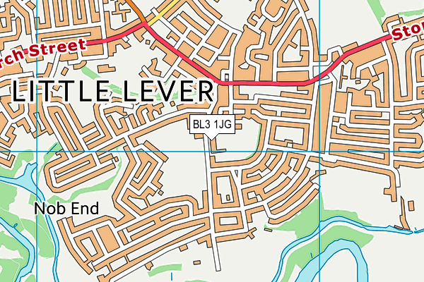BL3 1JG map - OS VectorMap District (Ordnance Survey) BL3 1JG map - OS VectorMap District (Ordnance Survey)