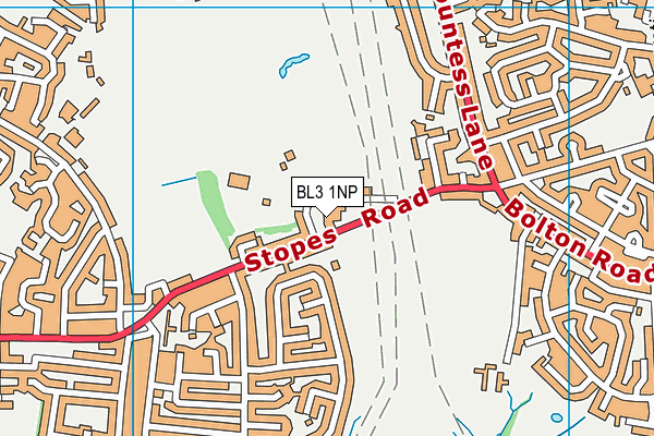 BL3 1NP map - OS VectorMap District (Ordnance Survey) BL3 1NP map - OS VectorMap District (Ordnance Survey)