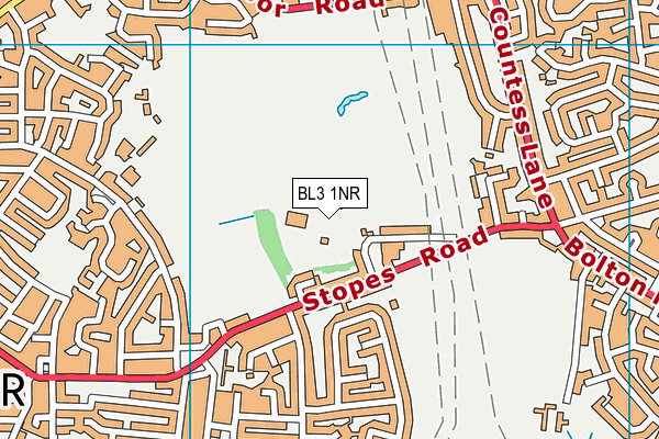 BL3 1NR map - OS VectorMap District (Ordnance Survey) BL3 1NR map - OS VectorMap District (Ordnance Survey)