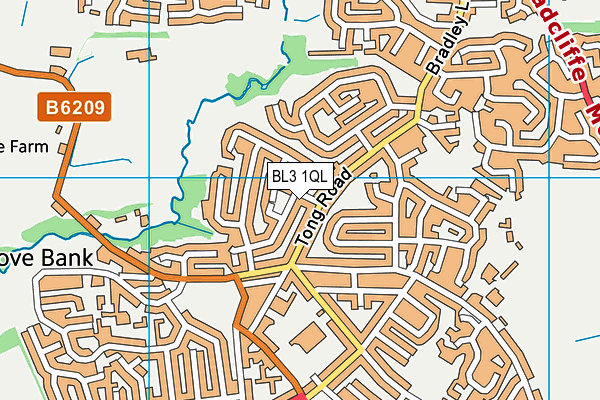BL3 1QL map - OS VectorMap District (Ordnance Survey) BL3 1QL map - OS VectorMap District (Ordnance Survey)