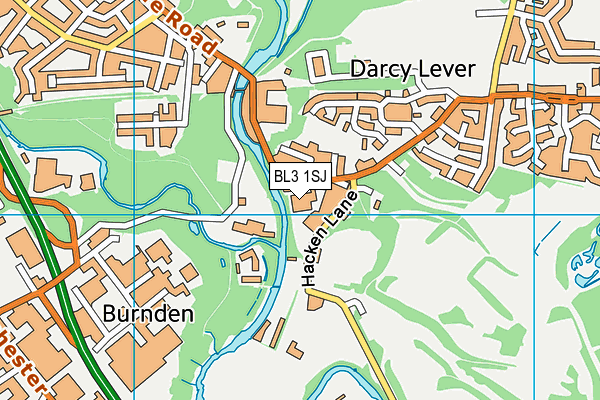 BL3 1SJ map - OS VectorMap District (Ordnance Survey) BL3 1SJ map - OS VectorMap District (Ordnance Survey)