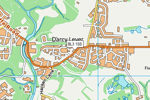 BL3 1SS map - OS VectorMap District (Ordnance Survey) BL3 1SS map - OS VectorMap District (Ordnance Survey)