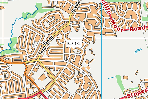 BL3 1XL map - OS VectorMap District (Ordnance Survey) BL3 1XL map - OS VectorMap District (Ordnance Survey)