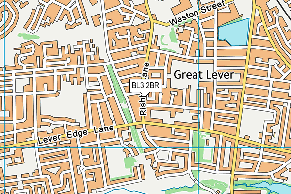 BL3 2BR map - OS VectorMap District (Ordnance Survey) BL3 2BR map - OS VectorMap District (Ordnance Survey)
