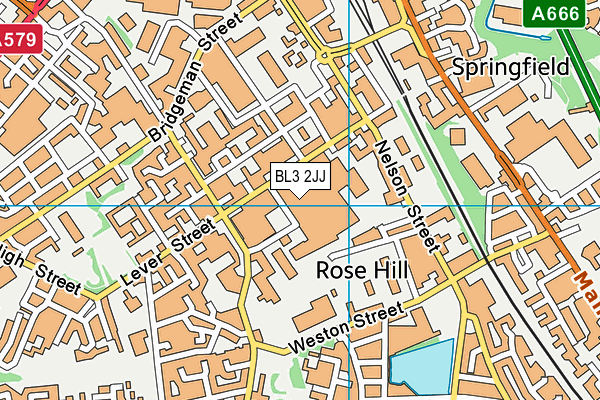BL3 2JJ map - OS VectorMap District (Ordnance Survey) BL3 2JJ map - OS VectorMap District (Ordnance Survey)