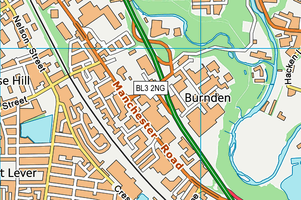 BL3 2NG map - OS VectorMap District (Ordnance Survey) BL3 2NG map - OS VectorMap District (Ordnance Survey)