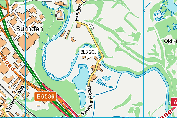 BL3 2QJ map - OS VectorMap District (Ordnance Survey) BL3 2QJ map - OS VectorMap District (Ordnance Survey)