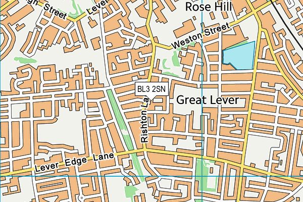 BL3 2SN map - OS VectorMap District (Ordnance Survey) BL3 2SN map - OS VectorMap District (Ordnance Survey)