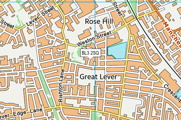BL3 2SQ map - OS VectorMap District (Ordnance Survey) BL3 2SQ map - OS VectorMap District (Ordnance Survey)