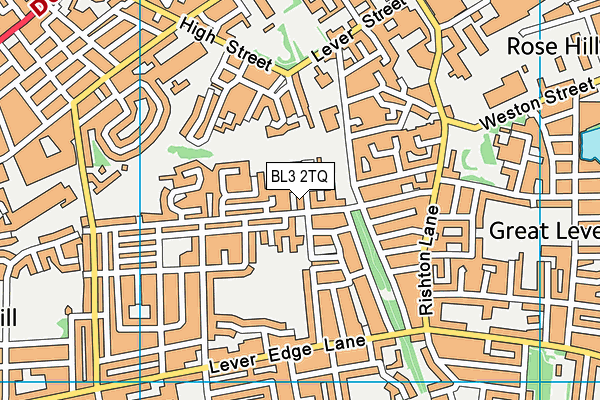 BL3 2TQ map - OS VectorMap District (Ordnance Survey) BL3 2TQ map - OS VectorMap District (Ordnance Survey)