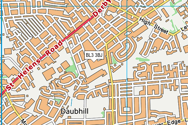 BL3 3BJ map - OS VectorMap District (Ordnance Survey) BL3 3BJ map - OS VectorMap District (Ordnance Survey)