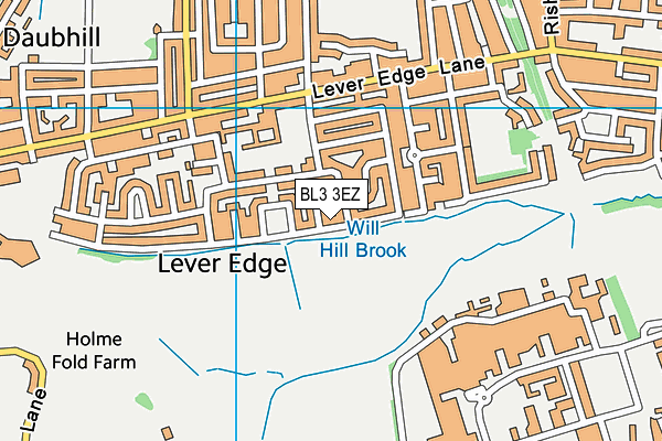 BL3 3EZ map - OS VectorMap District (Ordnance Survey) BL3 3EZ map - OS VectorMap District (Ordnance Survey)