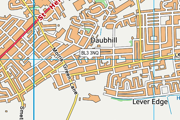 BL3 3NQ map - OS VectorMap District (Ordnance Survey) BL3 3NQ map - OS VectorMap District (Ordnance Survey)