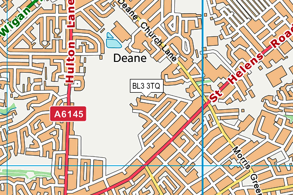 BL3 3TQ map - OS VectorMap District (Ordnance Survey) BL3 3TQ map - OS VectorMap District (Ordnance Survey)