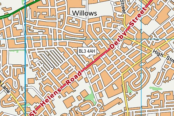 BL3 4AH map - OS VectorMap District (Ordnance Survey) BL3 4AH map - OS VectorMap District (Ordnance Survey)