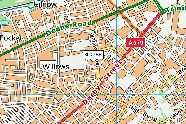 BL3 5BH map - OS VectorMap District (Ordnance Survey) BL3 5BH map - OS VectorMap District (Ordnance Survey)