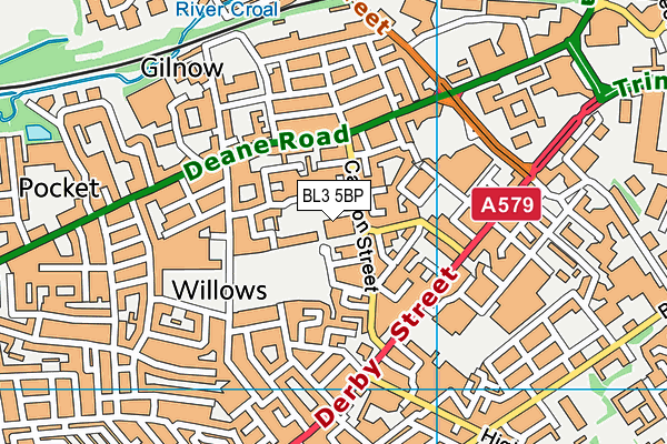 BL3 5BP map - OS VectorMap District (Ordnance Survey) BL3 5BP map - OS VectorMap District (Ordnance Survey)