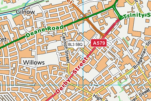 BL3 5BQ map - OS VectorMap District (Ordnance Survey) BL3 5BQ map - OS VectorMap District (Ordnance Survey)