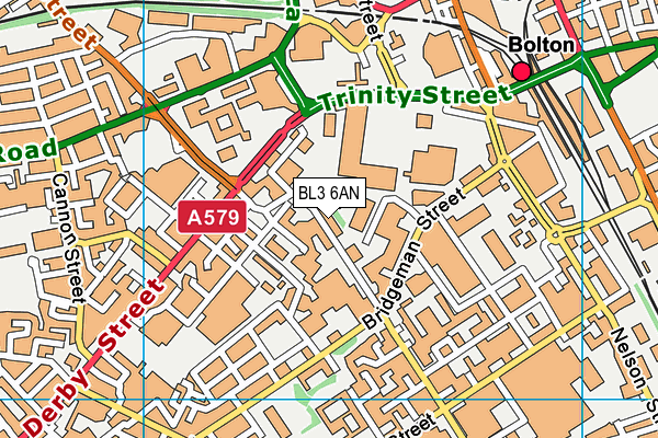 BL3 6AN map - OS VectorMap District (Ordnance Survey) BL3 6AN map - OS VectorMap District (Ordnance Survey)