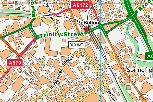 BL3 6AT map - OS VectorMap District (Ordnance Survey) BL3 6AT map - OS VectorMap District (Ordnance Survey)
