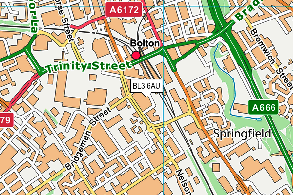 BL3 6AU map - OS VectorMap District (Ordnance Survey) BL3 6AU map - OS VectorMap District (Ordnance Survey)