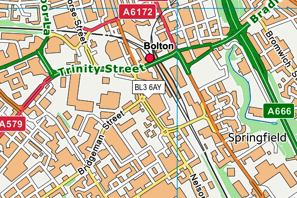 BL3 6AY map - OS VectorMap District (Ordnance Survey) BL3 6AY map - OS VectorMap District (Ordnance Survey)