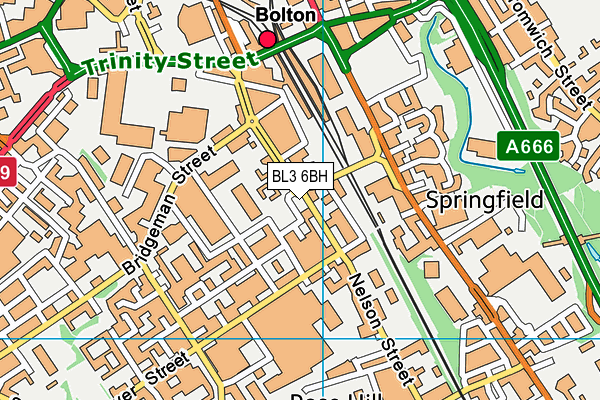 BL3 6BH map - OS VectorMap District (Ordnance Survey) BL3 6BH map - OS VectorMap District (Ordnance Survey)