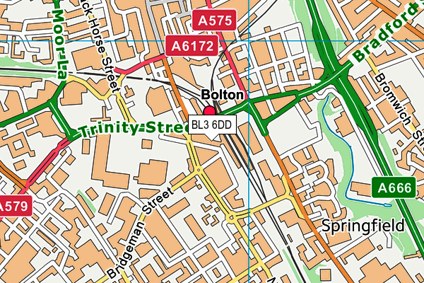 BL3 6DD map - OS VectorMap District (Ordnance Survey) BL3 6DD map - OS VectorMap District (Ordnance Survey)