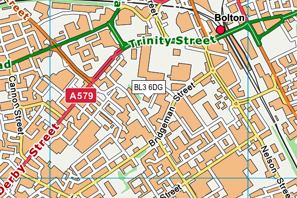 BL3 6DG map - OS VectorMap District (Ordnance Survey) BL3 6DG map - OS VectorMap District (Ordnance Survey)
