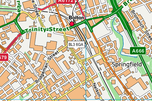 BL3 6GA map - OS VectorMap District (Ordnance Survey) BL3 6GA map - OS VectorMap District (Ordnance Survey)