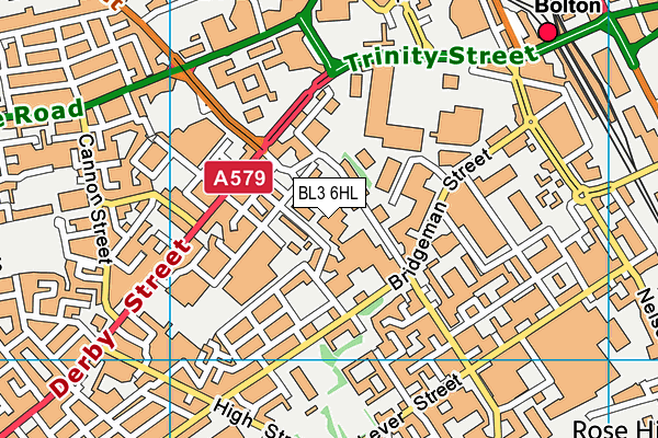 BL3 6HL map - OS VectorMap District (Ordnance Survey) BL3 6HL map - OS VectorMap District (Ordnance Survey)