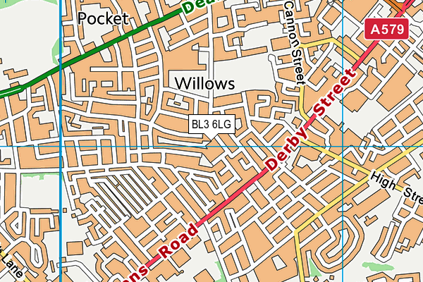 BL3 6LG map - OS VectorMap District (Ordnance Survey) BL3 6LG map - OS VectorMap District (Ordnance Survey)