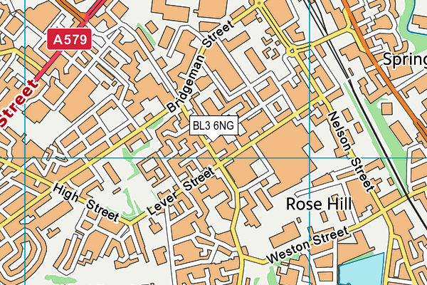 BL3 6NG map - OS VectorMap District (Ordnance Survey) BL3 6NG map - OS VectorMap District (Ordnance Survey)