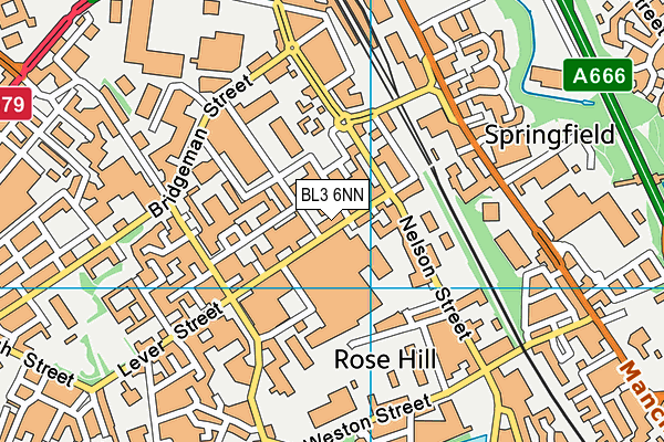 BL3 6NN map - OS VectorMap District (Ordnance Survey) BL3 6NN map - OS VectorMap District (Ordnance Survey)