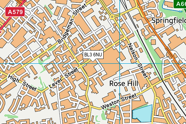 BL3 6NU map - OS VectorMap District (Ordnance Survey) BL3 6NU map - OS VectorMap District (Ordnance Survey)