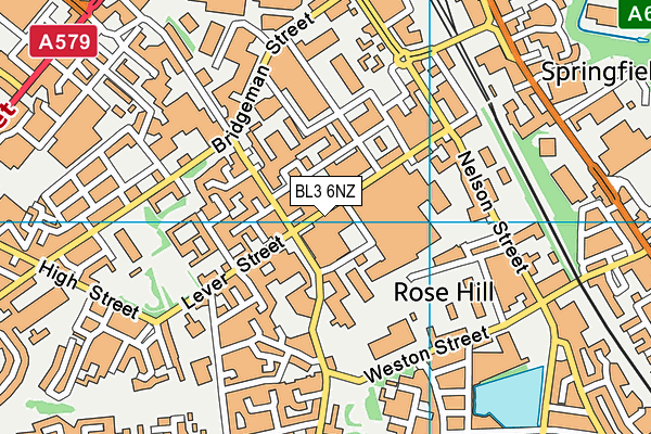 BL3 6NZ map - OS VectorMap District (Ordnance Survey) BL3 6NZ map - OS VectorMap District (Ordnance Survey)