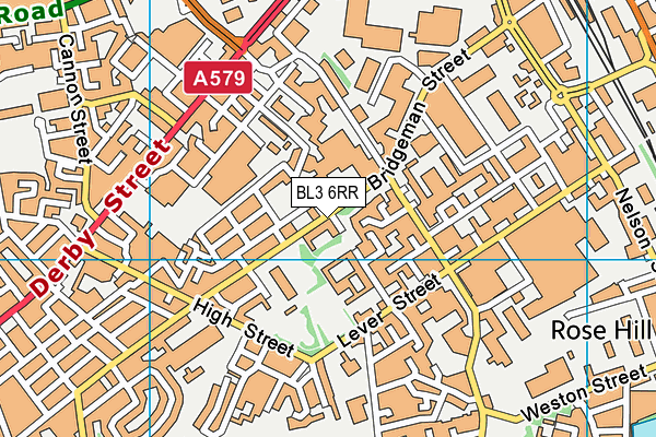 BL3 6RR map - OS VectorMap District (Ordnance Survey) BL3 6RR map - OS VectorMap District (Ordnance Survey)