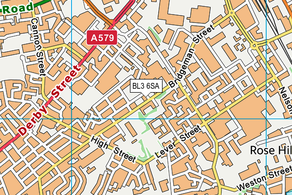 BL3 6SA map - OS VectorMap District (Ordnance Survey) BL3 6SA map - OS VectorMap District (Ordnance Survey)