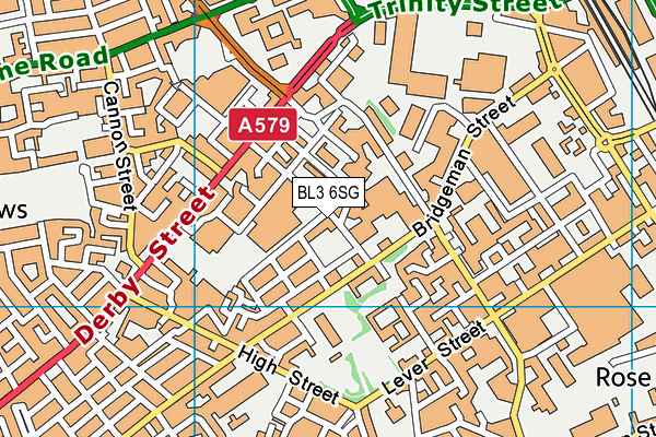 BL3 6SG map - OS VectorMap District (Ordnance Survey) BL3 6SG map - OS VectorMap District (Ordnance Survey)