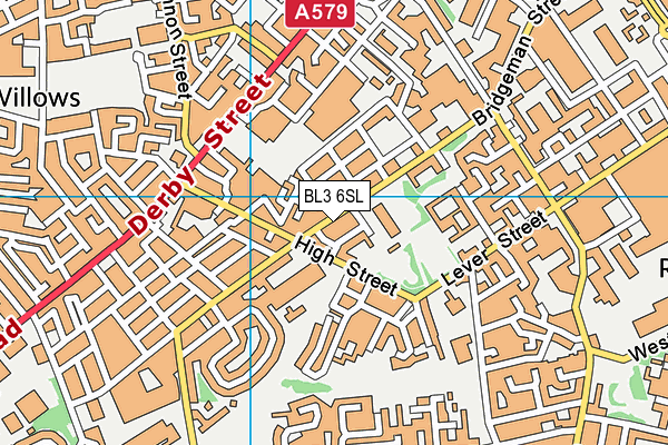 BL3 6SL map - OS VectorMap District (Ordnance Survey) BL3 6SL map - OS VectorMap District (Ordnance Survey)