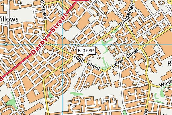 BL3 6SP map - OS VectorMap District (Ordnance Survey) BL3 6SP map - OS VectorMap District (Ordnance Survey)